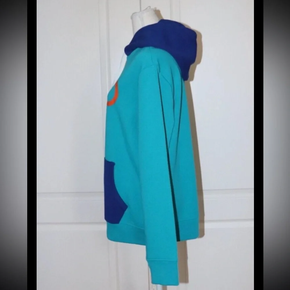 Polo Ralph Lauren Men's Spectre Hoodie Sweatshirt Deep Aqua Medium Colorblock